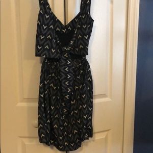 Black mini summer dress